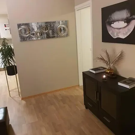 아파트 King Size Bed 4beds Free Parking Indoors Lorenskog